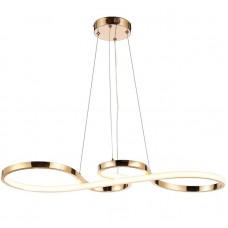 Φωτιστικό Κρεμαστό LED 35W 2730lm 230V Θερμό Φως σε Χρυσαφί TINA